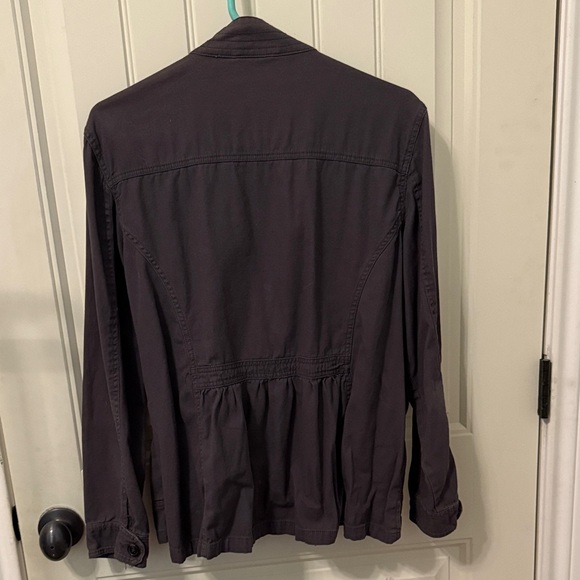 Women's Charcoal Utility Jacket - Picture 3 of 3